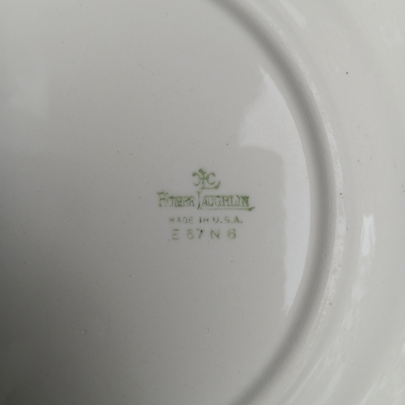 1950s Homer Laughlin Dogwood/Apple Blossom Liberty Dinner Plate 10" - Picture 4 of 4